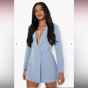 Boohoo Pearl Blazer